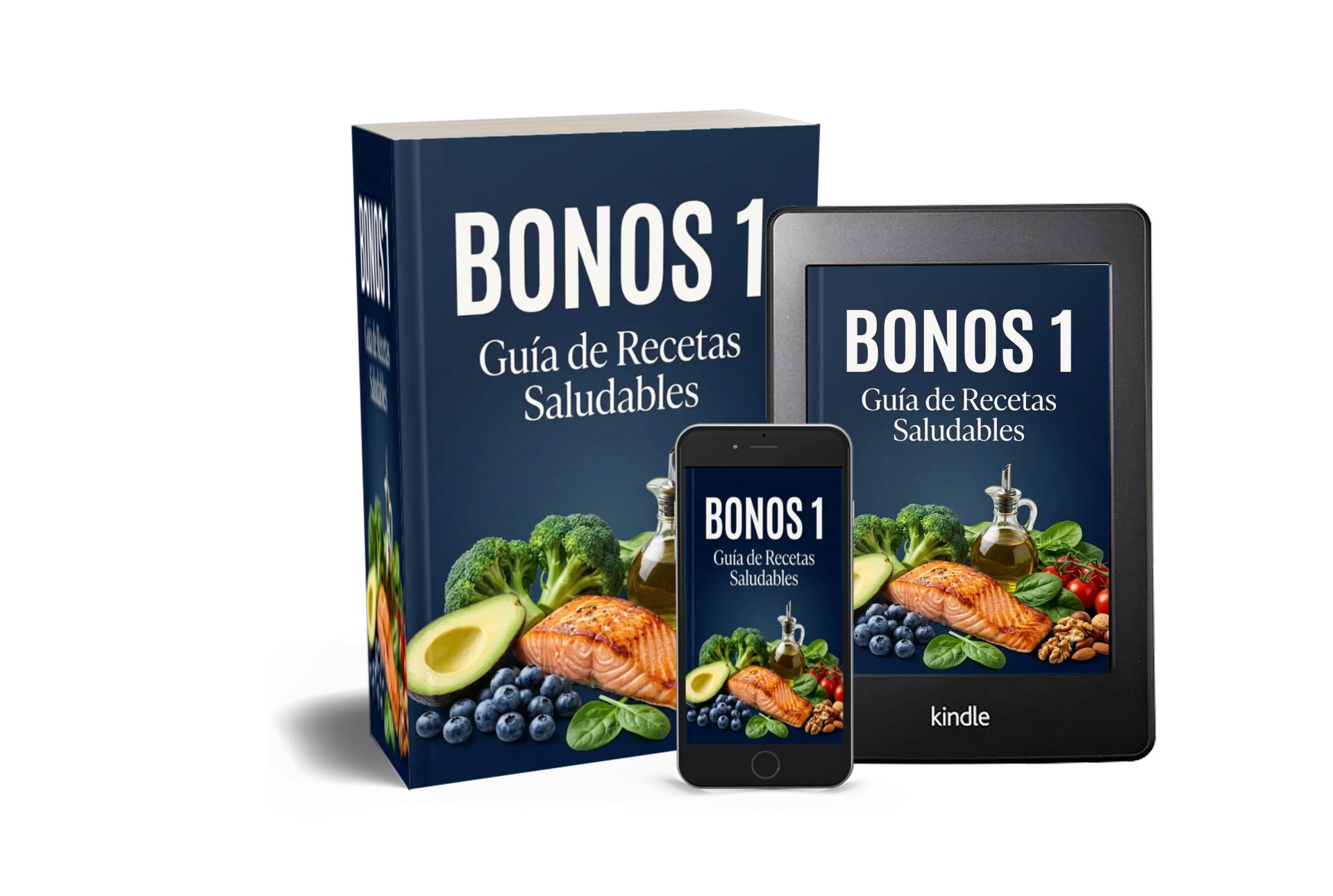 Portada del bono Guía de Recetas Saludables