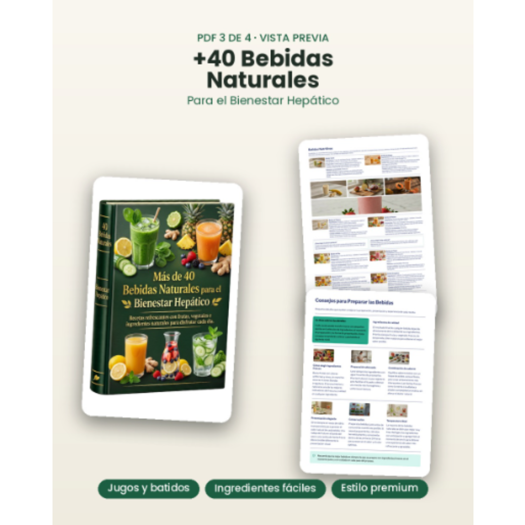 Vista previa: +40 Bebidas Naturales